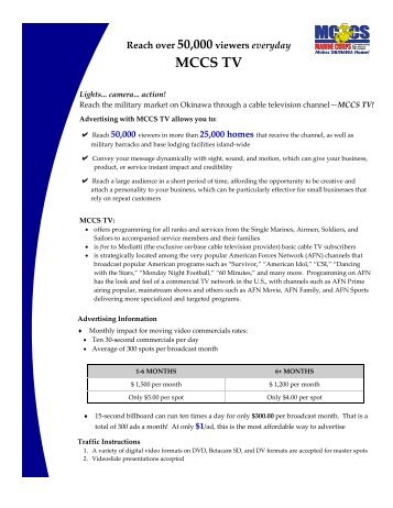 MCCS TV - MCCS Okinawa