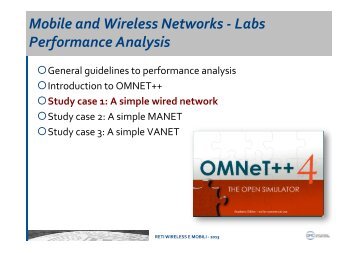 Mobile and Wireless Networks -â Labs Performance Analysis - GRC