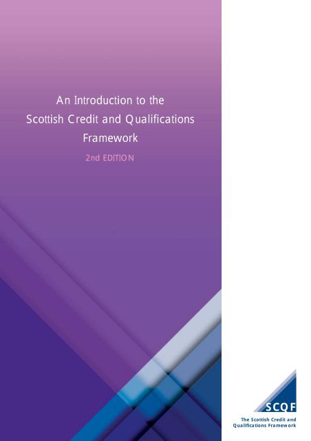 An Introduction to the Scottish Credit and Qualifications Framework