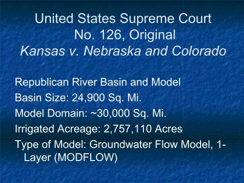 Arkansas and Republican River Basin