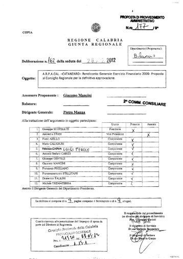 J - Consiglio regionale della Calabria