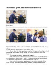 Hundreds graduate from local schools - Kalispell School District 5