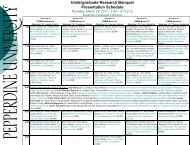 Summer Undergraduate Research Program Presentations Schedule ...