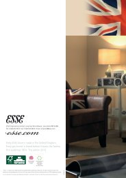 Gas Stoves Brochure - Esse