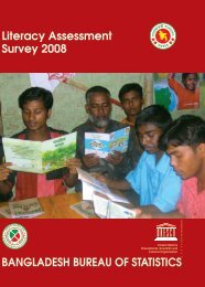 Literacy Assessment Survey 2008 - United Nations in Bangladesh
