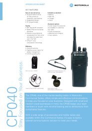 Motorola CP 040 - TRX