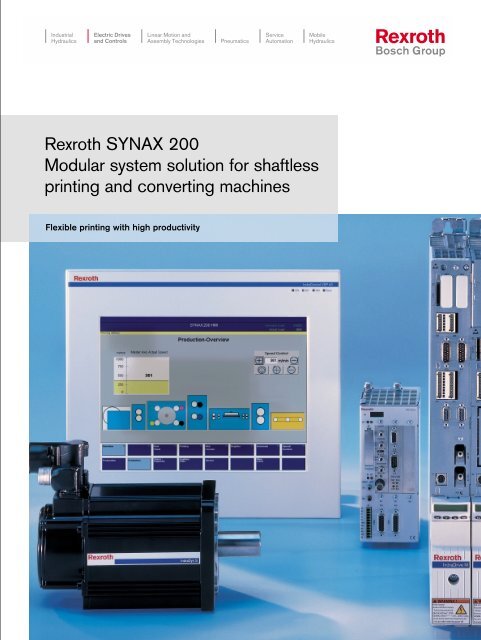 Rexroth SYNAX 200 Modular system solution for ... - Bosch Rexroth