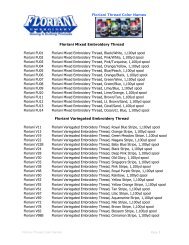 Thread Conversion Chart Floriani To Isacord