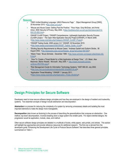 Architecture and Design Considerations - Build Security In - US-CERT