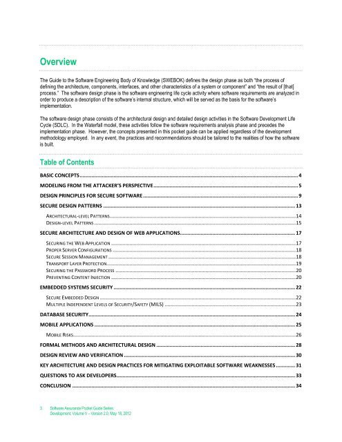 Architecture and Design Considerations - Build Security In - US-CERT