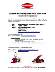 Schramm, Inc. Cordially Invites You to Attend a Free Schramm Drill ...