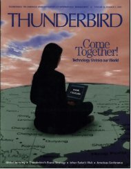 Spring 2000 - Thunderbird Magazine