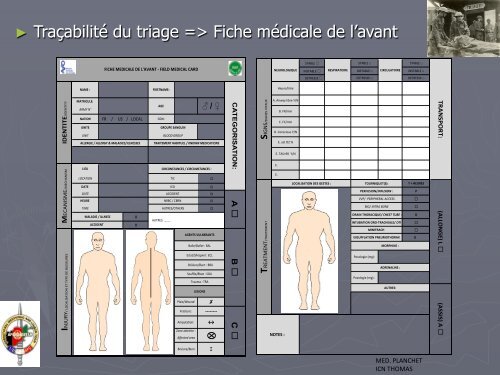 Triage en Médecine de catastrophe - SMUR BMPM