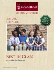 BEST IN CLASS - Buckhead School Uniforms