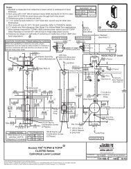 Manufacturer's Template for ACCESS 700 Cylindrical Lock ...