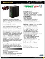 Rs416 Marketing Brochure Indd Ruggedcom Rs416 Marketing Brochure Indd Ruggedcom