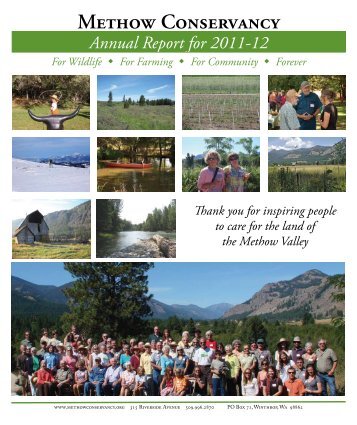 Annual Report - Methow Conservancy