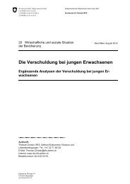 Die Verschuldung bei jungen Erwachsenen - Bundesamt fÃ¼r Statistik ...