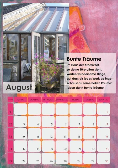 Kunstkalender 2015 - von Dagmar und Ewald Neff