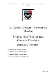 SYLLABUS UNDER AUTONOMY CHEMISTRY Semester II