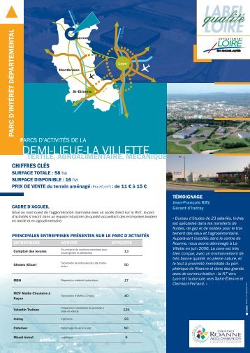 DEMI-LIEUE-LA VILLETTE - ZoneDActivite.com