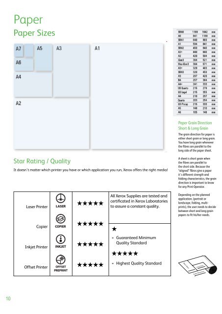 Xerox Paper Range - Document Logic