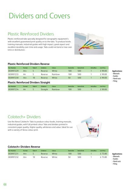 Xerox Paper Range - Document Logic