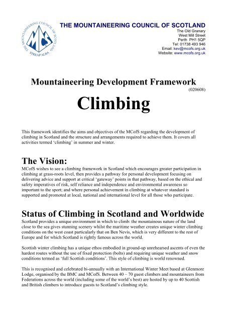 mountaineering council