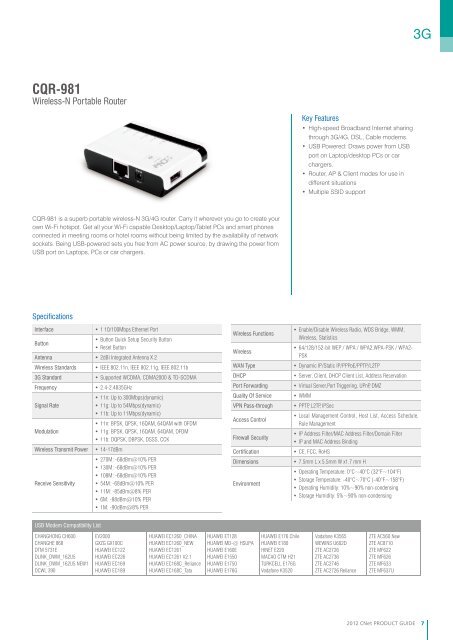 PRODUCT INTRODUCTION - CNet Technology, Inc.