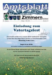 Amtsblatt KW 18 - Zimmern ob Rottweil