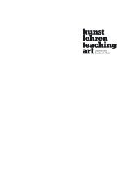 kunst lehren teaching art - Städelschule