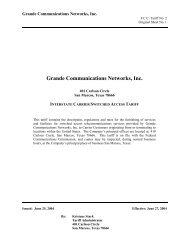 Grande Communications Networks, Inc.