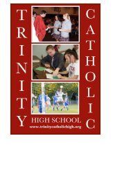Information - Trinity Catholic High School