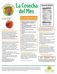 La Cosecha del Mes - Arizona Nutrition Network