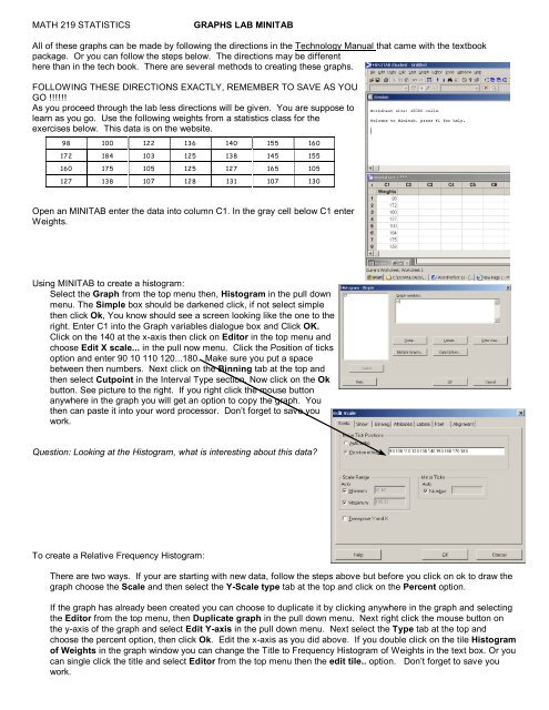 Minitab statistics - osilynx