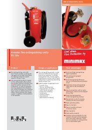 Cool down. Fire Protection by - Minimax Mobile Services GmbH ...