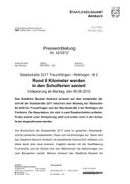 Treuchtlingen-Rehlingen-B2 - Staatliches Bauamt Ansbach - Bayern