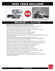 NPR-HD GAS Vs. Ford E-450 - Isuzu Truck Challenge