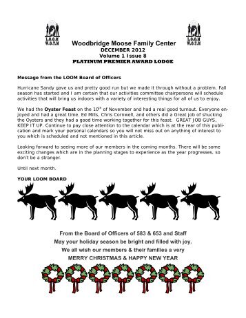 Woodbridge Moose Family Center