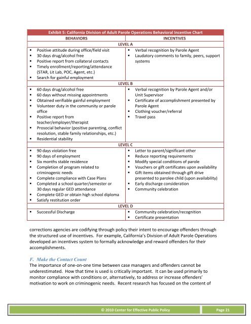 COACHING PACKET Effective Case Management - The Center for ...