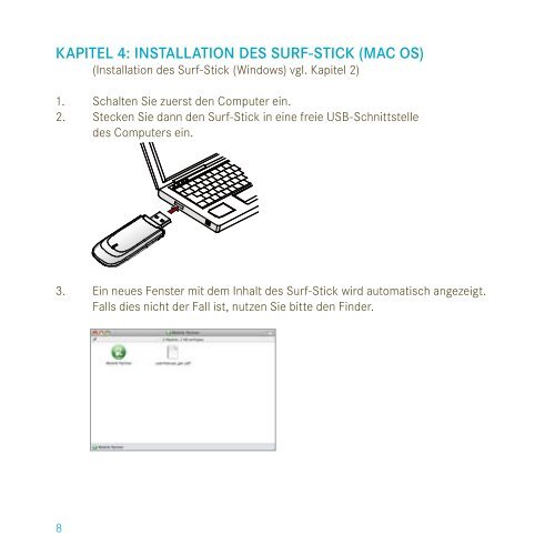 FONIC Surf-Stick Kurzanleitung fÃ¼r Huawei E161 (PDF 1151 KB)