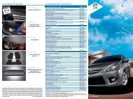 2009 Mazda5 Accessories Brochure - Longueuil Mazda