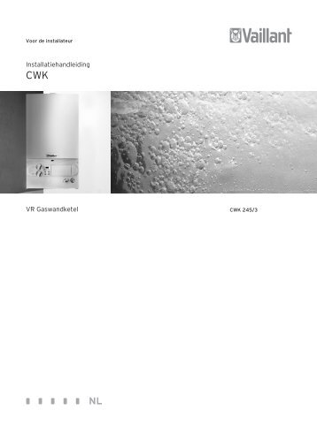 Installatiehandleiding VR Gaswandketel - H. Bosma ...