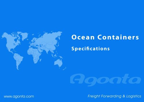 Ocean Container Specifications (Quick reference) - AGONTA Ltd