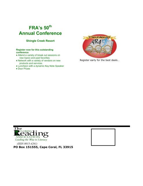 PDF (Adobe Reader) - Florida Reading Association