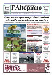 Sicuri in montagna: con prudenza, mai soli, informati e con le ...