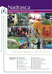 Nadrasca Annual Report 10/11 Abridged
