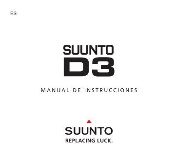 MANUAL DE INSTRUCCIONES - Suunto