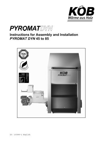 Instructions for Assembly and Installation PYROMAT ... - Viessmann