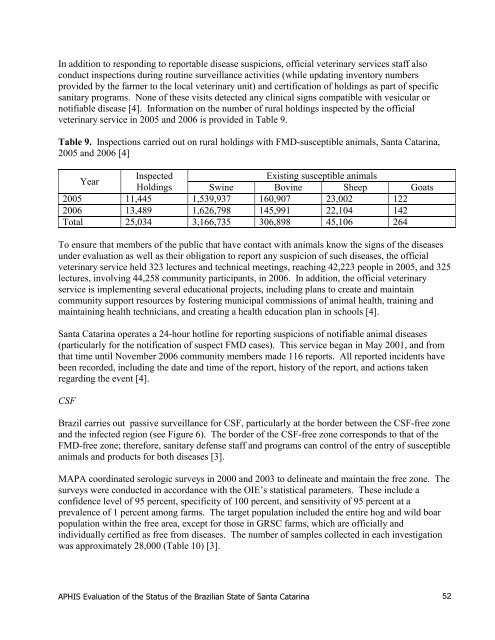 Exhibit 8, 100416 Brazil FMD Risk Evaluation - R-Calf